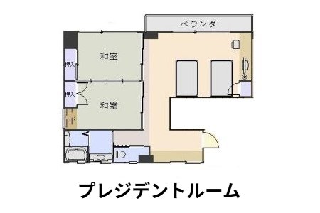 プレジデント・間取り図